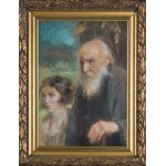 Teodor Axentowicz, OLD AND YOUNG, ca. 1935