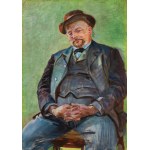 Jacek Malczewski, PORTRET PIOTRA HUBALA DOBRZAŃSKIGO, ca. 1895