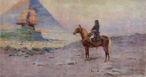 Jerzy Kossak, NAPOLEON PRZED SFINKSEM, 1929