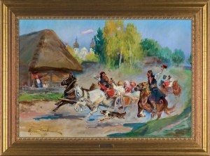 Wojciech Kossak, WESELE KRAKOWSKIE, 1930