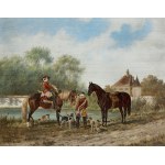Franz Quaglio, NA POLOWANIU, 1894