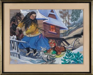 Zofia Stryjeńska, NA SANECZKI, przed 1945