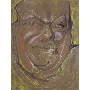 Stanisław Ignacy Witkiewicz, PORTRET MĘŻCZYZNY (STEFAN JARACZ?), 1924