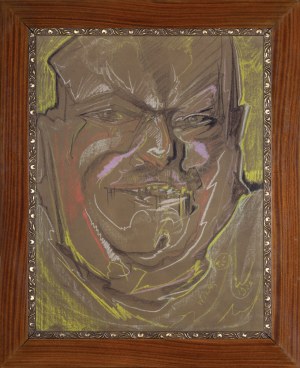 Stanisław Ignacy Witkiewicz, PORTRET MĘŻCZYZNY (STEFAN JARACZ?), 1924