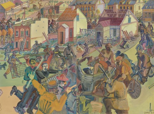 Edward Dwurnik, RYPIN - DYPTYK, VIII 1970