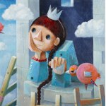 Mirella Stern (b. 1971, Torun), "The pigeon punch that hated eggs and knights", 2025