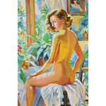 Sławomir Mściwoj Gębczyński (ur. 1984, Szczecin), Modelka w pracowni, 2025