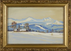 Mieczysław FILIPKIEWICZ (1891-1951), Zimowy pejzaż górski