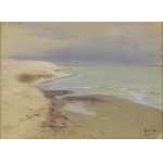 Soter JAXA-MAŁACHOWSKI (1867-1952), Boats / Beach, double-sided painting