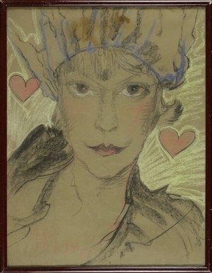 Stanisław Ignacy WITKIEWICZ (WITKACY) (1885-1939), Portret Jadwigi Trembeckiej (Dama Kier), 1927