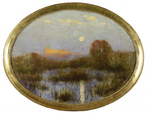 Stanisław Ignacy FABIJAŃSKI PORAJ (1865-1947), Wawel w brzasku