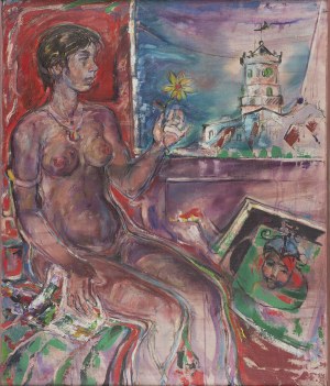 Edward KIEFERLING (1933-1998), Dziewczyna w oknie