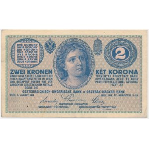 Austria, 2 Kronen 1914