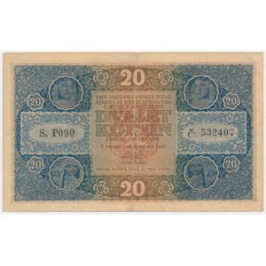 Czechoslovakia, 20 Korun 1919