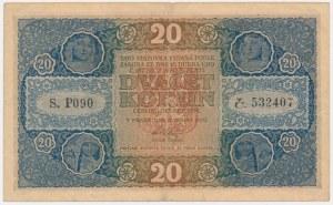 Czechoslovakia, 20 Korun 1919