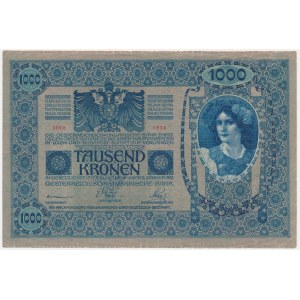Österreich, 1.000 Kronen 1902 (1919)