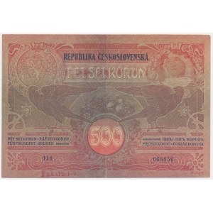 Czechoslovakia, 500 Korun 1919 - faksimile