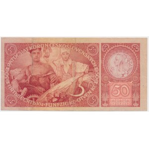 Tschechoslowakei, 50 Kronen 1929