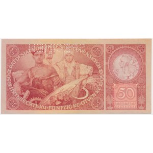 Czechoslovakia, 50 Korun 1929 - SPECIMEN - low serial number