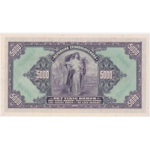 Czechy i Morawy, 5.000 koron 1943 - WZÓR -