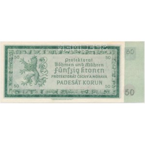 Bohemia & Moravia, 50 Korun 1940 - SPECIMEN -