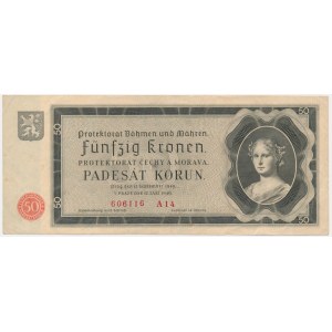 Bohemia & Moravia, 50 Korun 1940