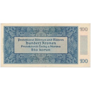 Bohemia & Moravia, 100 Korun 1940 - II issue