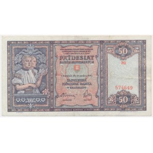 Slowakei, 50 Kronen 1940