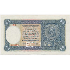 Slovensko, 100 korún 1940 - MODEL -.