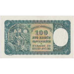Slovensko, 100 korún 1940 - MODEL -.