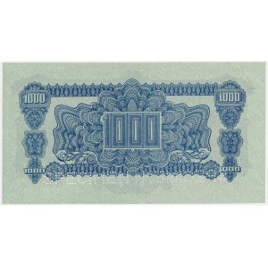 Československo, 1 000 korún 1944 - MODEL -.
