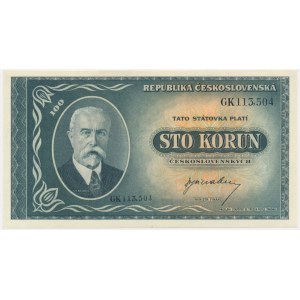 Československo, 100 korun (1945)