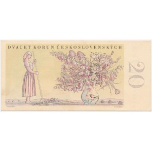 Czechoslovakia, 20 Korun 1949 - B -