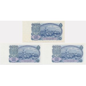 Czechoslovakia, 25 Korun 1953 (3 pcs.)