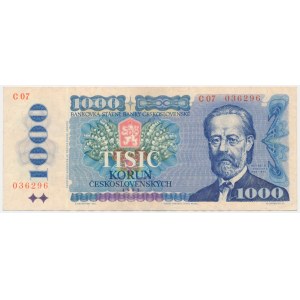 Czechoslovakia, 1.000 Korun 1985