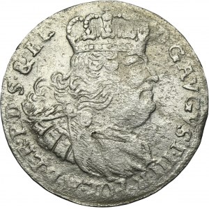 Augustus III of Poland, 6 Groschen Danzig 1762 REOE