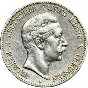 Germant, Kingdom of Prussia, Wilhelm II, 5 Mark Berlin 1903 A