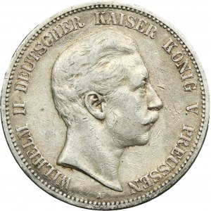 Germany, Kingdom of Prussia, Wilhelm II, 5 Mark Berlin 1902 A