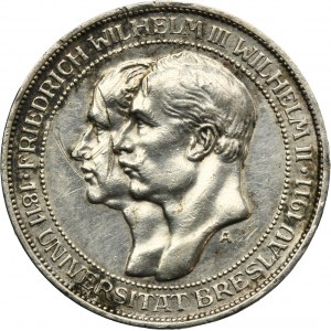 Germany, Kingdom of Prussia, Wilhelm II, 3 Mark Berlin 1911 A