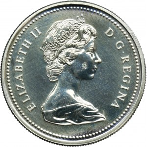 Canada, Elizabeth II, 1 Dollar Ottawa 1976 - Centenary of the Parliamentary Library