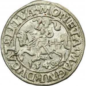 Sigismund II August, 1/2 Groschen Vilnius 1548 - LI/LITVA
