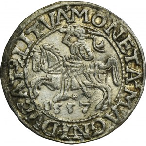 Sigismund II August, 1/2 Groschen Vilnius 1557 - LI/LITVA