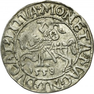 Sigismund II August, 1/2 Groschen Vilnius 1558 - LI/LITVA