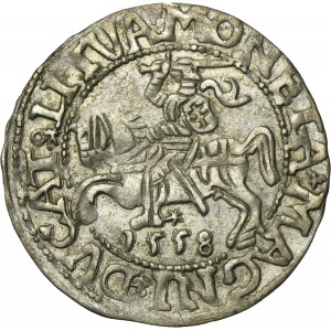 Sigismund II August, Halfgroat Vilnius 1558 - LI/LITVA