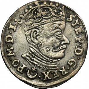 Stephen Bathory, 3 Groschen Vilnius 1581