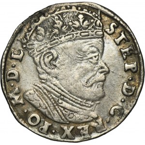 Stephen Bathory, 3 Groschen Vilnius 1584 - decorative armor