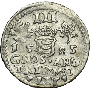 Stephan Bathory, 3 Groschen Vilnius 1585