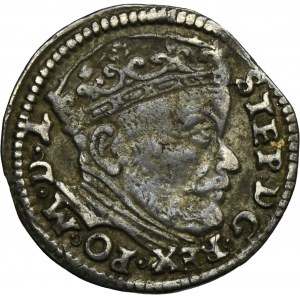 Stephen Bathory, 3 groschen Vilnius 1586