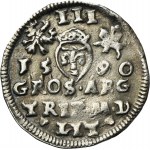 Sigismund III Vasa, Trojak Vilnius 1590 - ROTH, Interpunktion des Datums