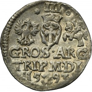Sigismund III Vasa, 3 Groschen Vilnius 1593